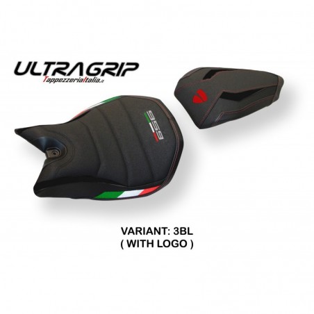 Rivestimento sella Ducati Panigale 959 16-18 Delft LOGO3 BLnero
