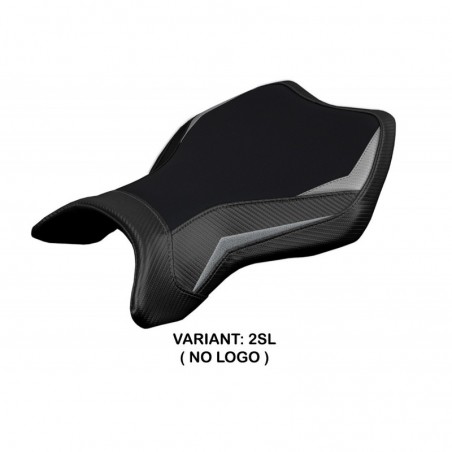 Rivestimento sella Kawasaki Ninja H2 R 15-23 MadMax NOLOGO 2SLargento