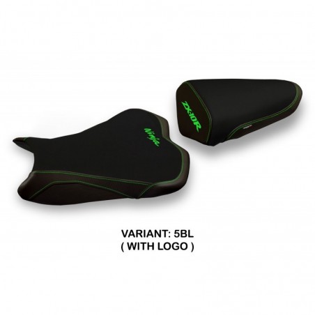 Rivestimento sella Kawasaki Ninja ZX 10 R 08-10 Seul 1 LOGO 5BLnero