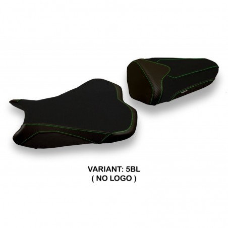 Rivestimento sella Kawasaki Ninja ZX 10 R 08-10 Riga 2 NOLOGO 5BLnero