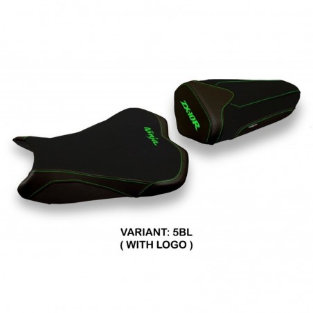 Rivestimento sella Kawasaki Ninja ZX 10 R 08-10 Riga 2 LOGO 5BLnero