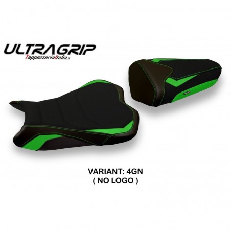 Rivestimento sella Kawasaki Ninja ZX 10 R 08-10 Quito 2 NOLOGO 4GNverde