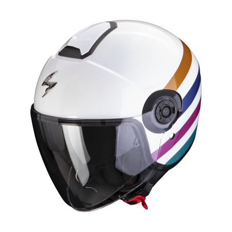 Casco Helmet Jet visierino parasole Scorpion EXO-CITY II BEE Arcobaleno