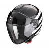 Casco Helmet Jet visierino parasole Scorpion EXO-CITY II BEE Nero Bianco