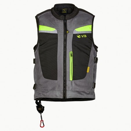 Gilet airbag Fast Lock MAB V3 grigio MOTOAIRBAG D4036G