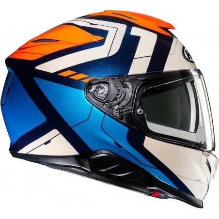 Casco Helm Casque Helmet HJC RPHA 71 COZAD MC27 blu arancione Integrale