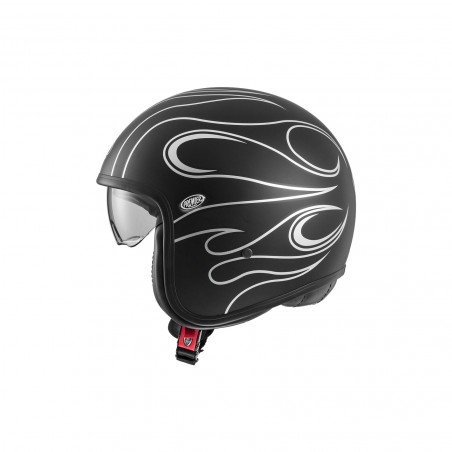 Casco Casque Helm Helmet VINTAGE PREMIER FR SILVER ARGENTO CHROMED BM