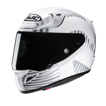 Casco Helm Casque Helmet HJC RPHA 12 OTTIN MC10 BIANCO ARGENTO Integrale
