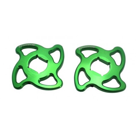 Ghiere precarico forcella ACCOSSATO 14 mm AD0 Verde TRIUMPH 955 SPEED TRIPLE 00 04