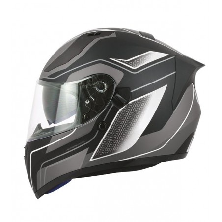 Casco Helmet Moto S-LINE S-LINE S441 + VISIERINO VENGE NERO BIANCO