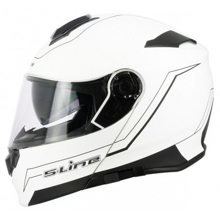 Casco Helmet Modulare Moto S-LINE S550 BIANCO + PINLOCK