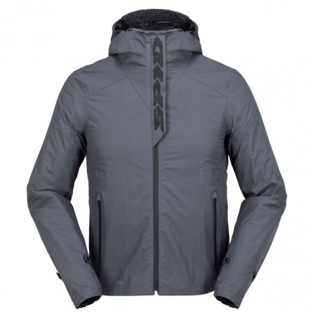 Felpa Sweatshirt Sweat shirt Impermeabile RAIN HOODIE H2Out UOMO SPIDI antracite X98-025