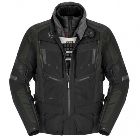 Giacca Jacket Blouson Chaqueta H2Out 4 SEASON EVO SPIDI Verdone Nero UOMO D265-449