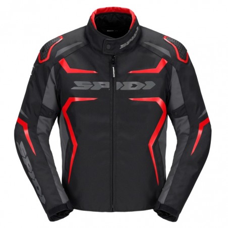 Giacca Jacket Blouson Chaqueta RACE-EVO H2OUT SPIDI Nero/Rosso UOMO D285-021