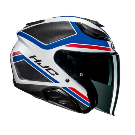 Casco Helm Casque Helmet JET HJC F31 F 31 CERON MC21SF Bianco Blu