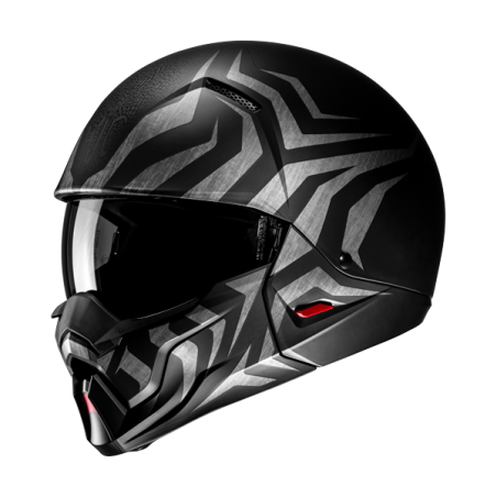 Casco Helmet Jet Mentoniera Removibile HJC I20 i 20 THORN MC5SF argento nero