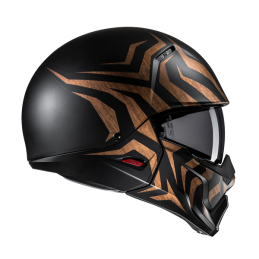 Casco Helmet Jet Mentoniera...