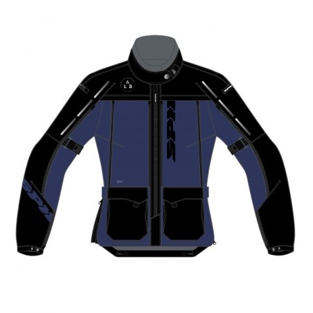 Giacca Jacket Blouson Chaqueta H2Out 4 SEASON V3 LADY SPIDI Nero/Blu DONNA D335-022 disponibile da fine Febbraio 2025