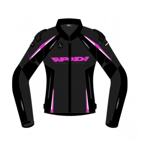 Giacca Jacket Blouson Chaqueta RACE WARRIOR 2 NET SPIDI Nero/Fucsia DONNA T373-545 disponibile da fine Aprile 2025